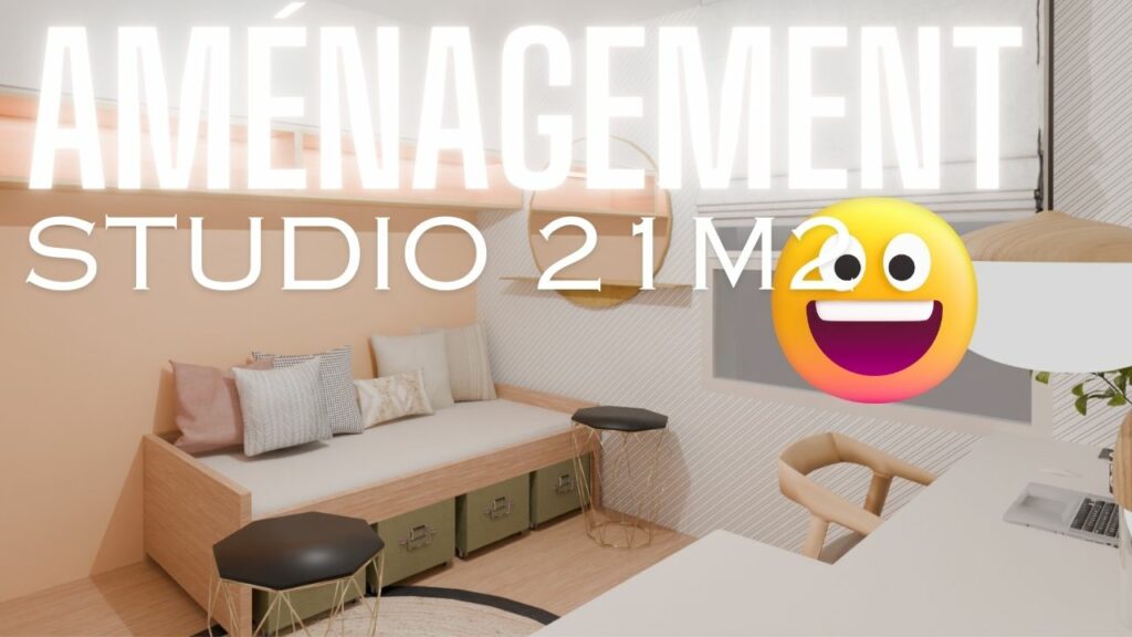 amenagement studio 20m2
