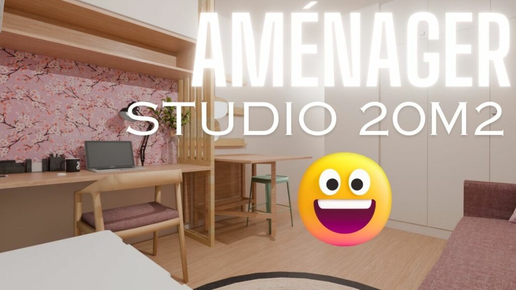 aménager studio 20m2